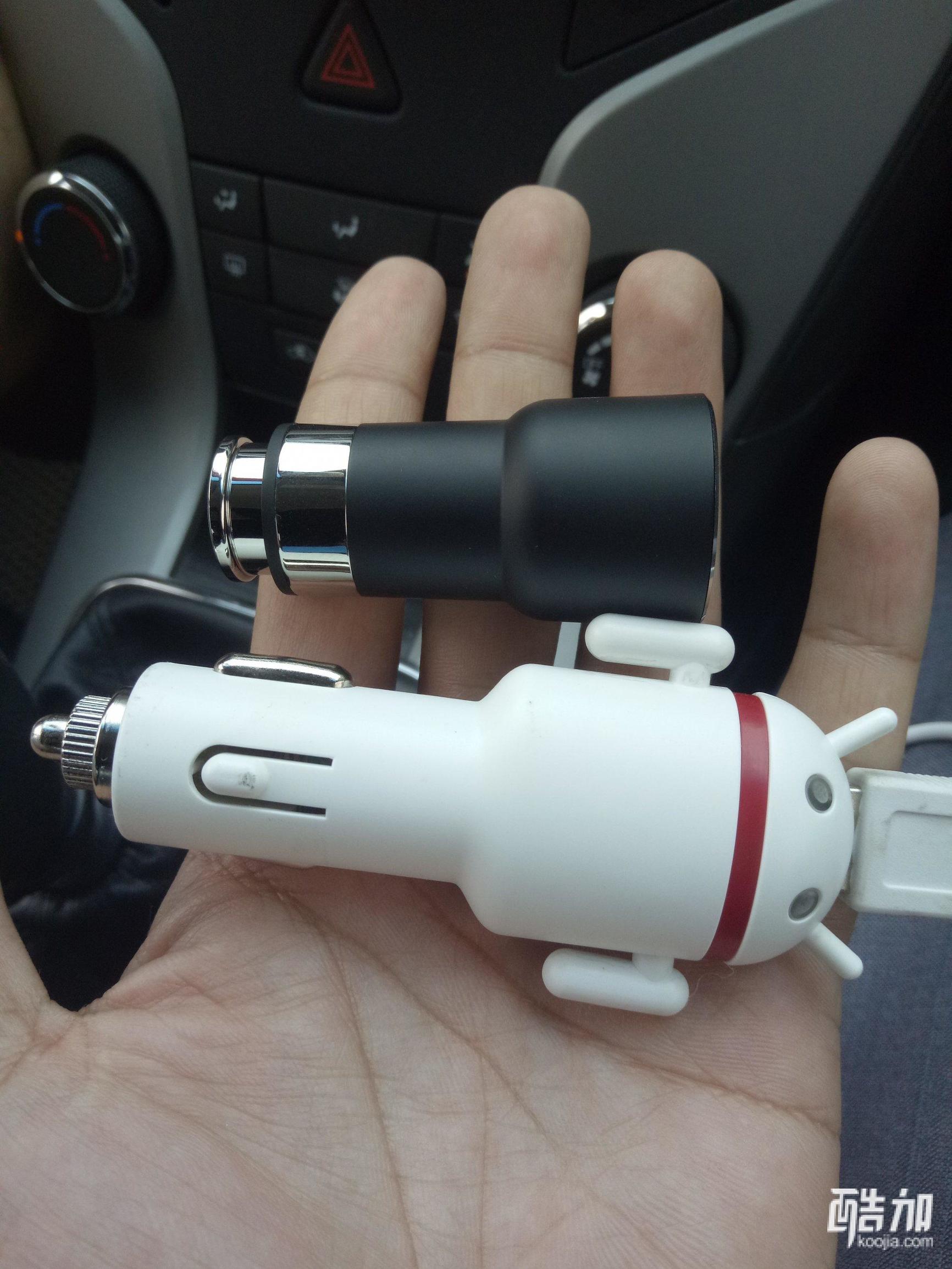 睿米音乐蓝牙车充通话版2S 酷加网试用品 车载蓝牙免提通话导航播报_智能蓝牙gps定位车充