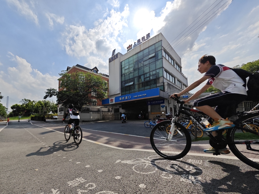 浦东滨江自行车道_上海滨江骑行路线_浦西徐汇滨江艺术文化骑行