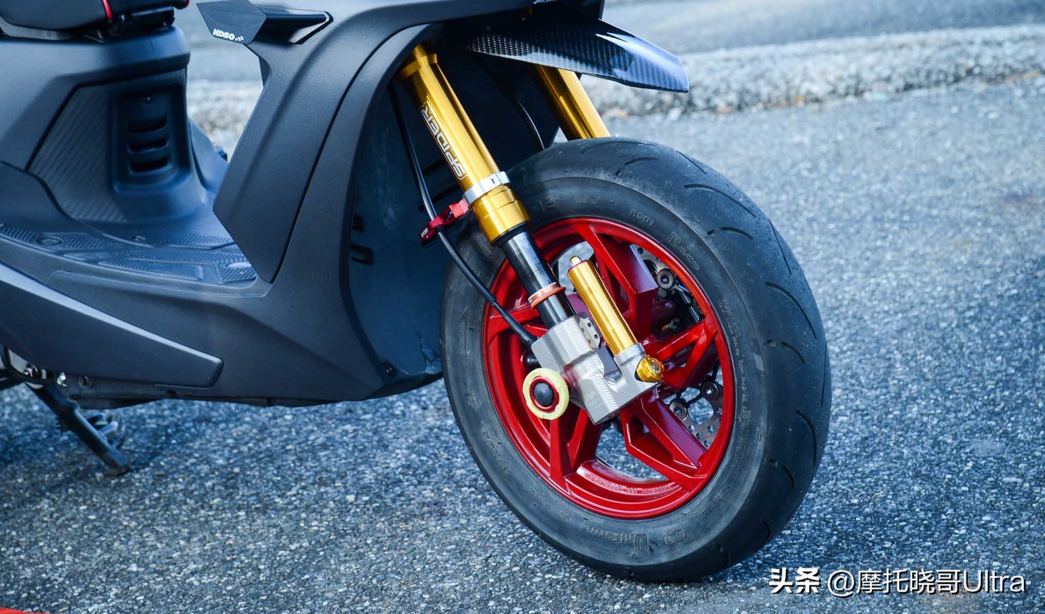 摩托车正叉倒叉区别_弹簧前叉拆装_优缺点对比