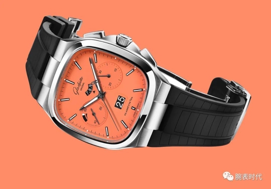  格拉苏蒂原创七零年代大日历计时腕表 活力橙 橙色表盘 _美度领航者系列纪念款自动腕表 红色表盘 潜水表 _美度领航者