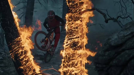 《美骑快讯》第316期 外国人少系列,在着火的森林里骑山地车