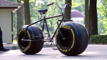 《美骑快讯》第308期 当自行车装上F1赛车的轮子,哈哈哈哈这什么奇葩啊
